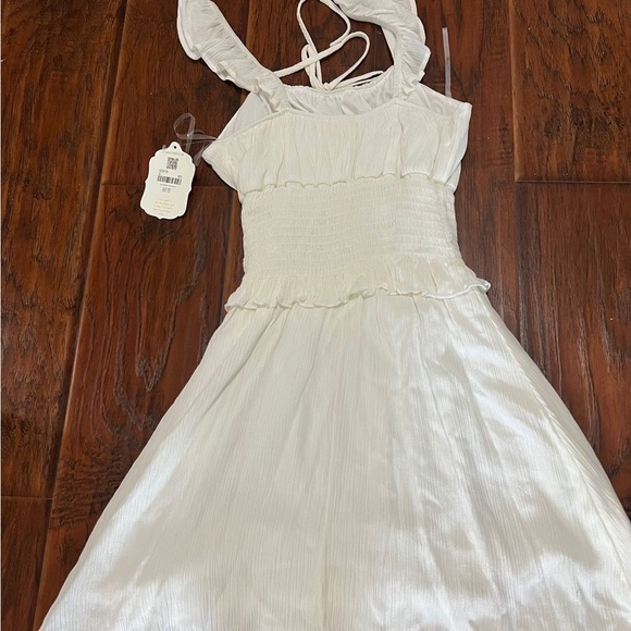 Altar’d State Ivory Smocked Ruffle Dress NEW WITH TAGS - Picture 3 of 7